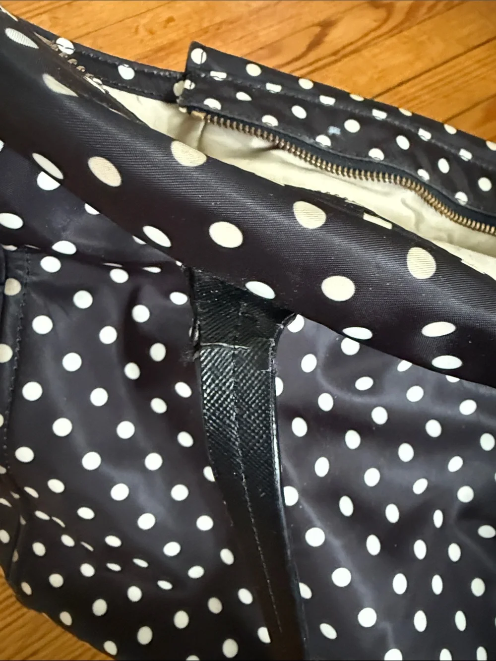 kate spade Black and White Polka Dot Tote - Picture 8 of 8
